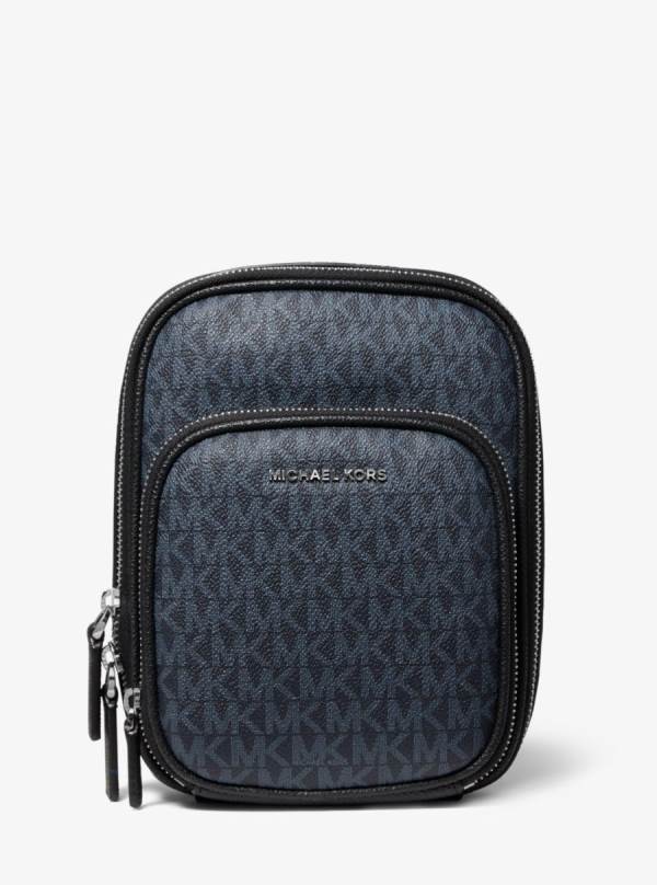 Panske Crossbody Kabelka Michael Kors Cooper Logo Travel Modre - Tasky Michael Kors Obchod | IJFEH-0764